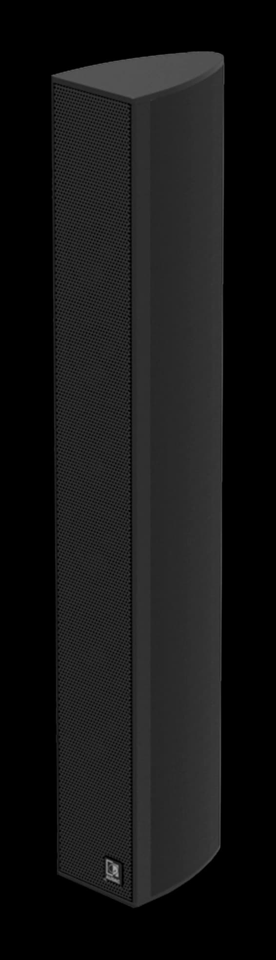 Tampak Render resmi varian Black (KYRA6/B) Audac KYRA6 — column speaker